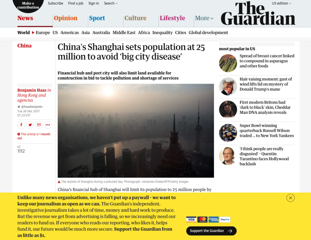 The Guardian is Testing Micropayments vs Online Subscriptions